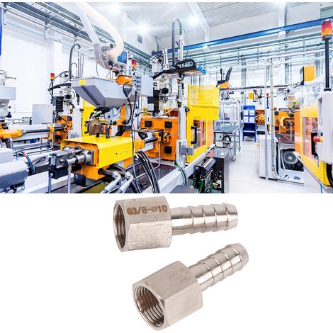 3/8 Zoll BSPP-Innengewindeanschluss für Schlauch, pneumatischer Schnellverbinder (3/8 Zoll - 10 mm) (1/5)