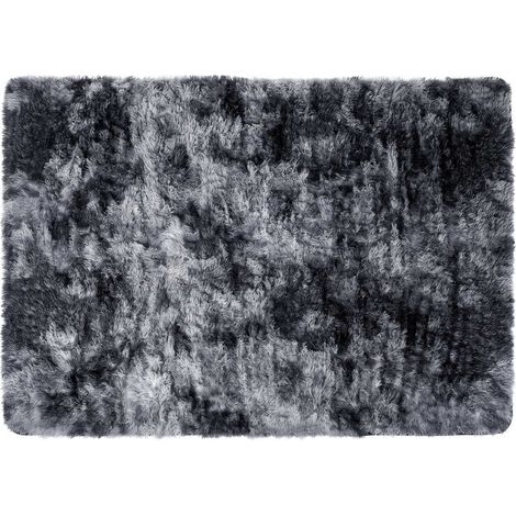 Marlow Rug Fluffy Plush Shaggy Soft Carpet Anti Shedding for Living Room Grey (1/5)