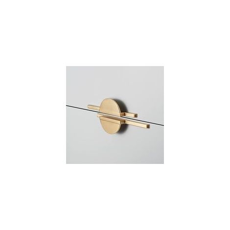 Poignée de meuble dorée 2 pièces – Entraxe 64mm – Aluminium brossé résistant à la corrosion – Pour armoires et tiroirs (1/5)