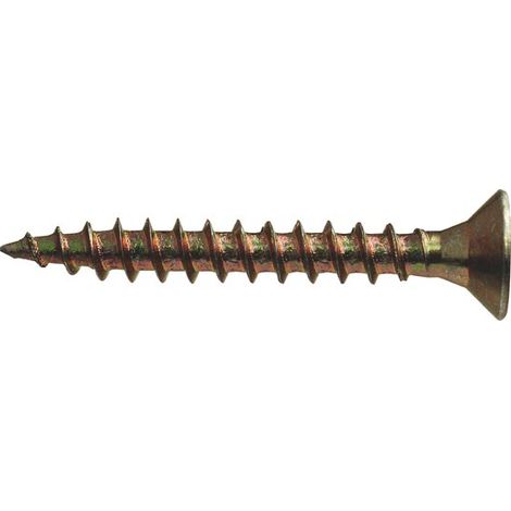 TIRAFONDO MADERA CABEZA AVELLANADA POZI BICROMATAD 4,5 X 30 MM 150 UDS - VTPPO45030