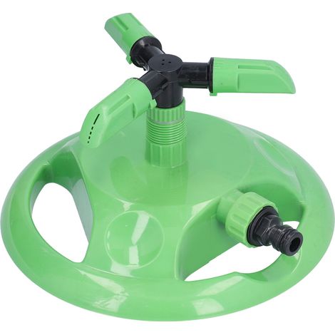 Arroseur rotatif 360° automatique réglable pour irrigation extérieure de jardin, pelouse et cour (1/5)