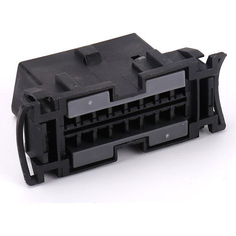 51115-1601, DJ7167-1.8-21 Kfz-OBD-Kabelbaumstecker 16-polig, schwarz, Schutzkappe (1/4)