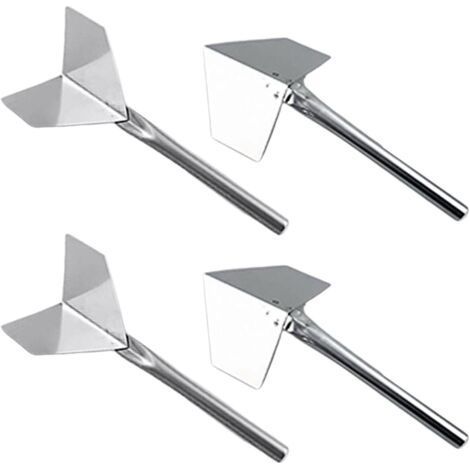 4 Pieces Interior and Exterior Corner Trowels, Construction Tools, Stainless Steel Tools, Decoration Tools, Corner Construction Tools, Concrete Tools (1/5)