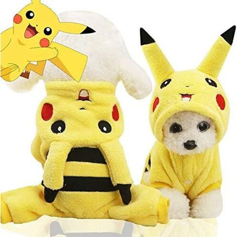 Vêtements pour chien (Jaune Pikachu M)