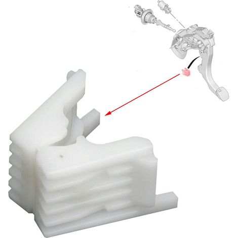 Molla clip pedale frizione, clip trasmettitore compatibili con Citroen C4 Picasso C5 Jumpy Partner Berlingo Spacetourer Peugeot 3008 308 5008 508 Rifter Partner Expert OEM: 9820342980 (1/4)