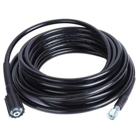 Tuyau pour Nettoyeur Haute Pression, Tuyau de Nettoyage à Filetage M14xM22 10 m, Garage Industriel pour Entreprise de Nettoyage de Voiture (1/4)