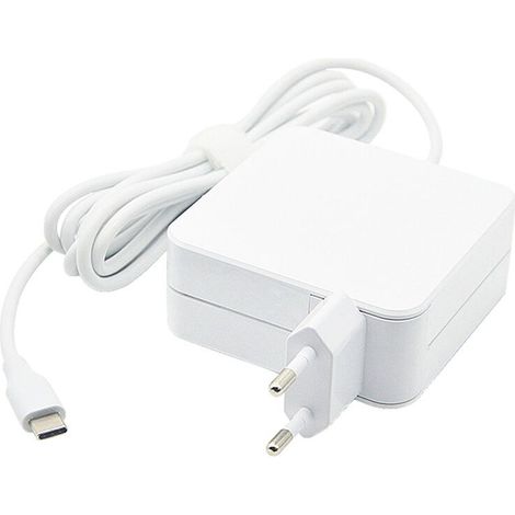 Adaptador de corriente USB-C de 90 W para portátil, cargador de pared de carga rápida Tipo-C PD, enchufe estándar europeo. (1/4)