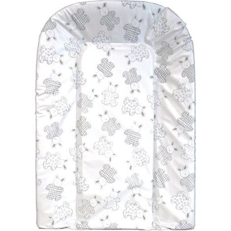Matelas à langer en mousse – Confort optimal – Motif lapin pyjama – Facile à nettoyer – Dimensions 70x50cm – Looping