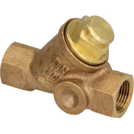 Clapet de retenue 3/8’’, laiton rouge pression d'ouverture 40 mbars