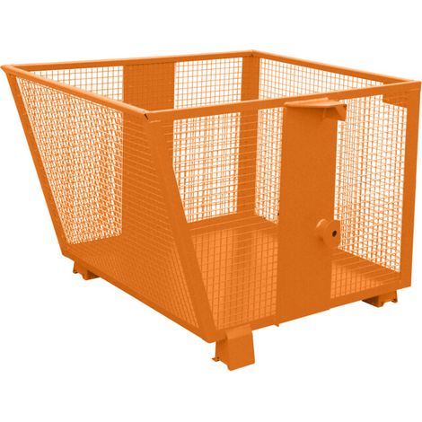 Bauer Südlohn Bac à grille BSK-G 90, peint, orange jaune