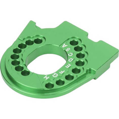 Plaque de fixation moteur en alliage d'aluminium pour voiture RC Traxxas 1/10 (pièce de rechange verte) (1/5)