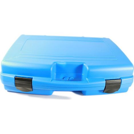 Maleta porta herramientas de plástico azul  320x290x114mm (1/5)