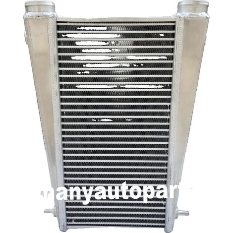 Intercooler de aluminio, 30,5 x 25,4 x 8,5 cm, compatible con vehículos todoterreno y SUV grandes, diseñado para mejorar la eficiencia de la refrigeración del motor, instalación directa. (1/2)