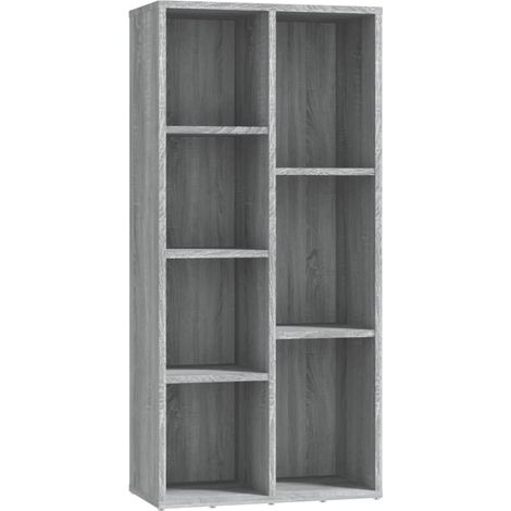 vidaXL Libreria Grigio Sonoma 50x25x106 cm (1/5)