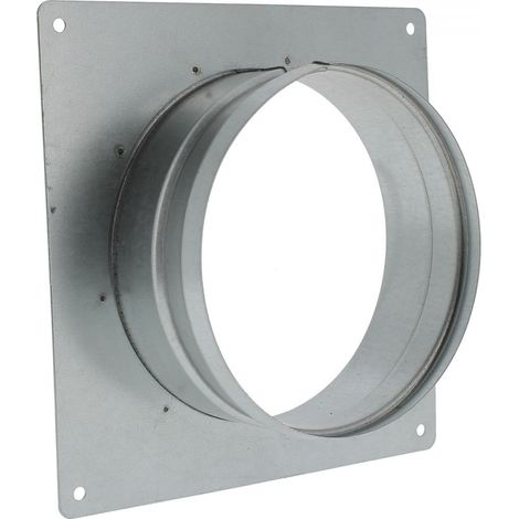 Vents – Flange murale Ø 150mm – Raccordement gaine ventilation alu, PVC – Pré-percée pour installation facile – Entrée/extraction d'air