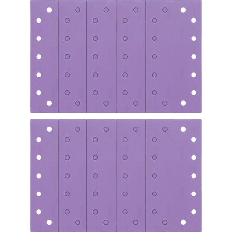 Trend 1/2 Foglio abrasivo (115 x 230 mm) in ossido di alluminio, 240 grana, AB/HLF/240A, Confezione da 10 (1/4)
