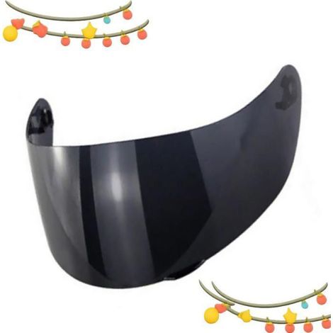 Pare-vent de moto Visière de lentille de casque de Moto, visière de remplacement complète pour casque de moto siege Brun (1/5)