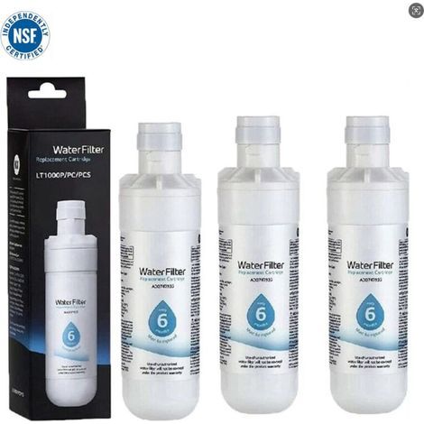 3er-Pack Kühlschrank-Wasserfilter ADQ747935, Ersatz für LT1000P/PC/PCS, MDJ64844601, ADQ74793501, ADQ7479350