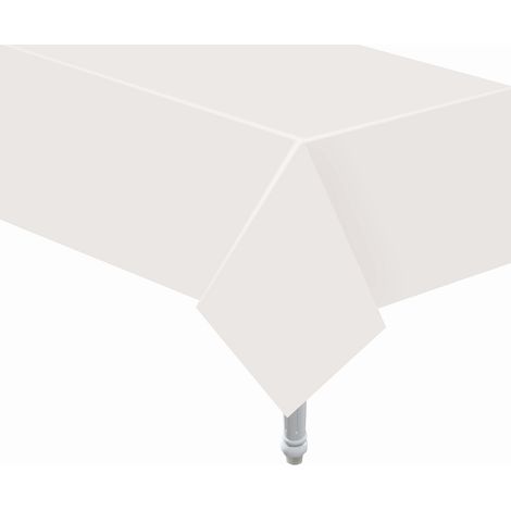 Nappe en papier blanc 132 x 183 cm