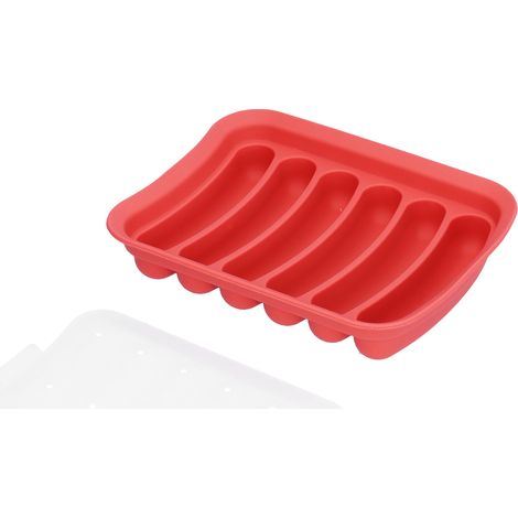Antihaftbeschichtete, lebensmittelechte Silikon-Wurstform – für selbstgemachte Hotdogs, DIY-Werkzeug für Küche, Restaurant und Hotel (1/5)