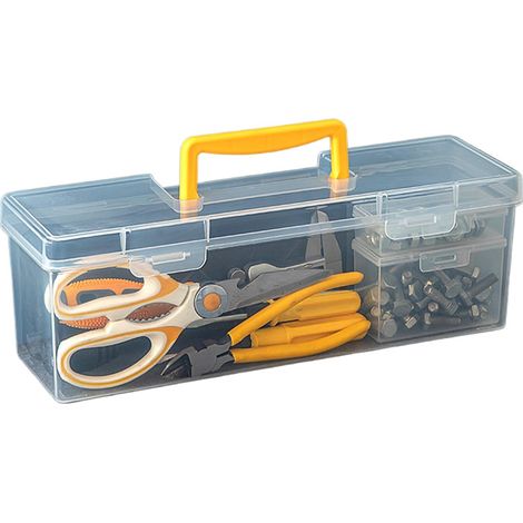 Organisateur petites pièces Boîte Stockage Pièces Écrous Clés Pinces Organisateur De Rangement Quincaillerie Clé, Cliquet, Borne Pour Garage, Établi, Pêche, (1/5)