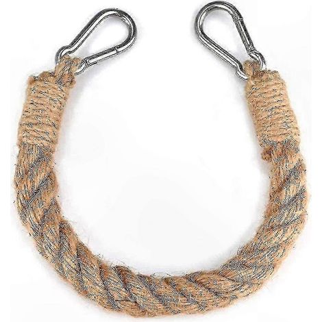 Accessoires de cuisine vintage en corde de chanvre marron pour suspendre les rouleaux (1/5)
