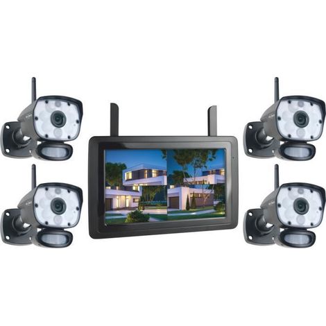 Caméra de surveillance 1080P Color Night Vision – CZ60RIPS4 – Détecteur de mouvement PIR – Étanche IP65 – Portée 100m – Angle de vision 70° – Elro