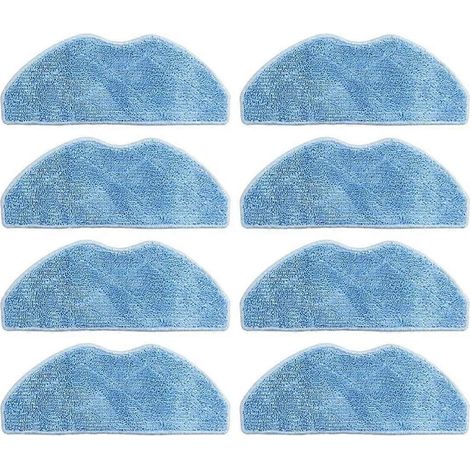 Lot de 8 chiffons de nettoyage pour aspirateur robot Vitek 1807/1806 - Accessoires et pièces détachées (1/5)