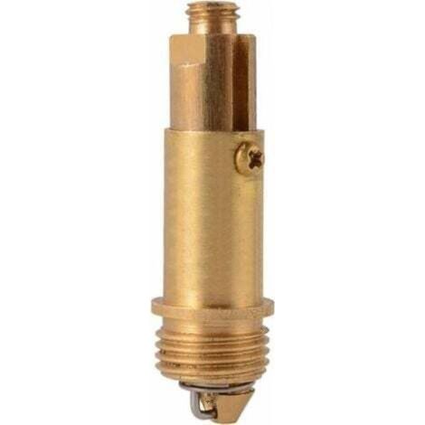 Bathroom sink rebound drain, with spring core, all-copper push drain (1/4)