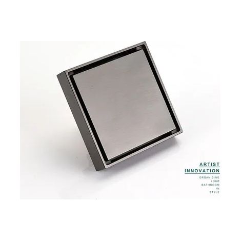 (gray)Invisible Floor Drain Ensembles D'Accessoires De Salle De Bain Ralo Banheiro Shower Room Toilet Drainage Mosaic Tile Bathroom (1/4)