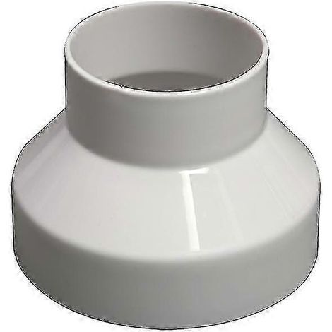 Raccord réducteur pour tuyau de ventilation, diamètre variable, plastique, grande et petite tête, 150-100 mm (1/4)