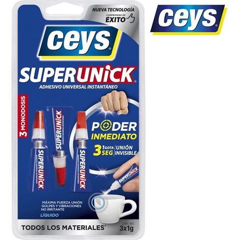 CEYS UltraUnick Sofortklebstoff – Sofort-Power-Einzeldosis 3 x 1 g 504023