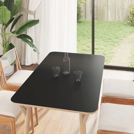 Möbelaufkleber Selbstklebend Mattschwarz 90x500 cm PVC