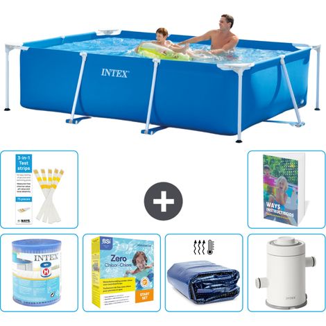 Rechteckiger Frame Pool - 260x160x65 cm - 7-teilig S65