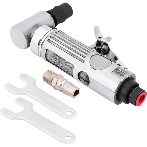 Kit de meulage pneumatique 1/4 pouce, outil de polissage et gravure à angle droit 90 degrés, 90 PSI (1/5)