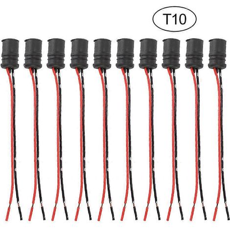 Lot de 10 douilles souples mâles pour ampoules de voiture et de vélo (1/4)