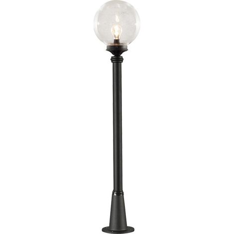 Konstsmide Orion Outdoor Classic Borne Courte Incl. Verre transparent noir, IP44 (1/3)