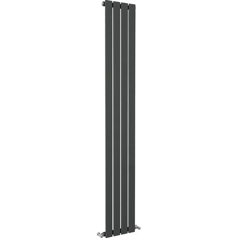 SKY Bathroom Flat Panel Radiator Vertical 1800x272mm Single Anthracite