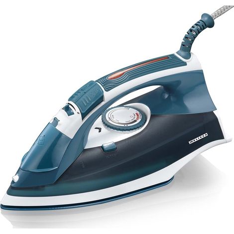 MELISSA Dampfbügeleisen mit Keramiksohle 2200W Blau