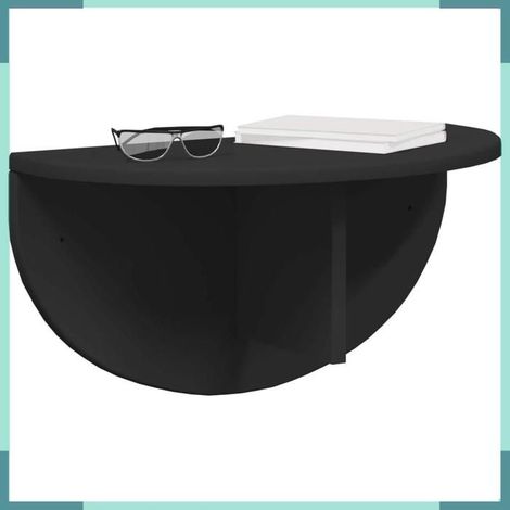 Étagère murale - 891430 - Noir - Bois d'ingénierie - 48 x 24 x 24 cm (1/5)