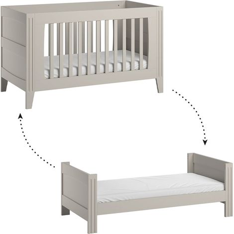 Lit évolutif 70x140 sommier inclus Vox Milenne Cachemire (1/5)