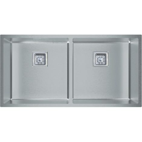 Cata CB-2 40-40 R10 X - Fregadero De Cocina Acero 86 Cm 2 Cubetas 0 Escurridor