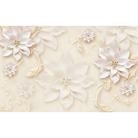 Papier peint panoramique - Fleurs - 130 cm x 81 cm (1/2)