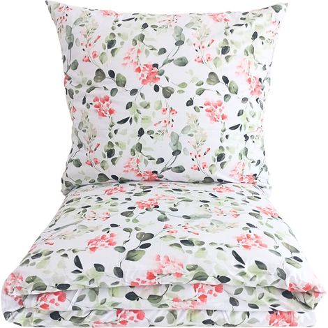 SET DI BIANCHERIA DA LETTO 200x220 COTONE 100% PRODUTTORE POLACCO FIORI DI QUALITÀ PREMIUM E RESISTENTI