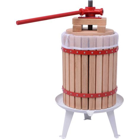 vidaXL Conjunto de prensa y trituradora de frutas y vinos 2 piezas (1/2)