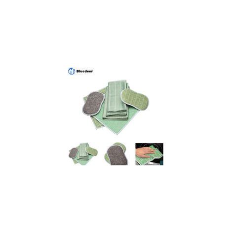 Set di 6 panni in microfibra di bambù - Pulisce e lucida tutte le superfici lisce e delicate - Vetro, carrozzeria, vetroceramica, occhiali, schermo (1/5)