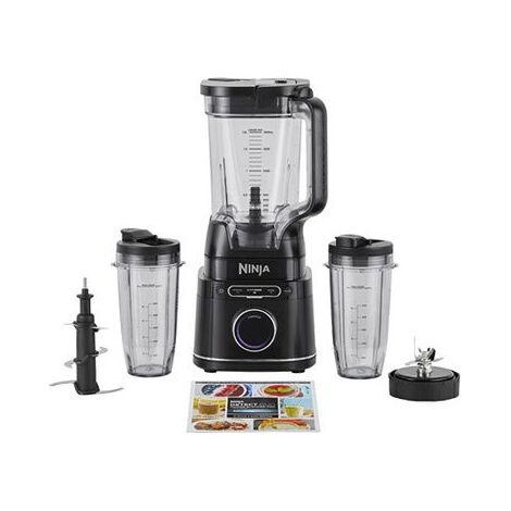 Ninja – Mixeur 1200W 2-en-1 – Récipient 2L – 15 modes – Technologie BlendSense pour résultats parfaits – Noir
