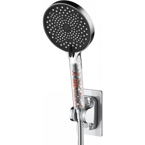 Pommeau de douche à main ABS haute pression 3 fonctions pomme de pulvérisation de douche de salle de bain pour remplacement blanc (1/5)