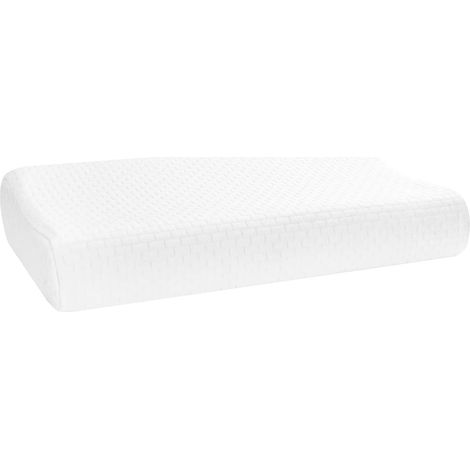 Sleeping Pillow Plain White 57 x 37 x 11.5 cm Memory Foam vidaXL