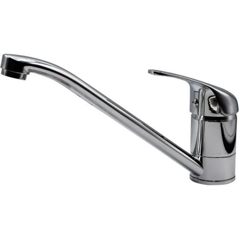 Fluxy Urano miscelatore monocomando per lavello in finitura cromata cartuccia 40 mm rubinetto per lavandino cucina (1/2)